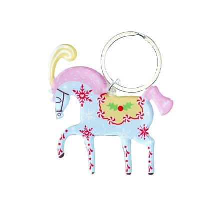 Μπρελόκ κρίκος plexi unicorn πολύχρωμo 6εκ.